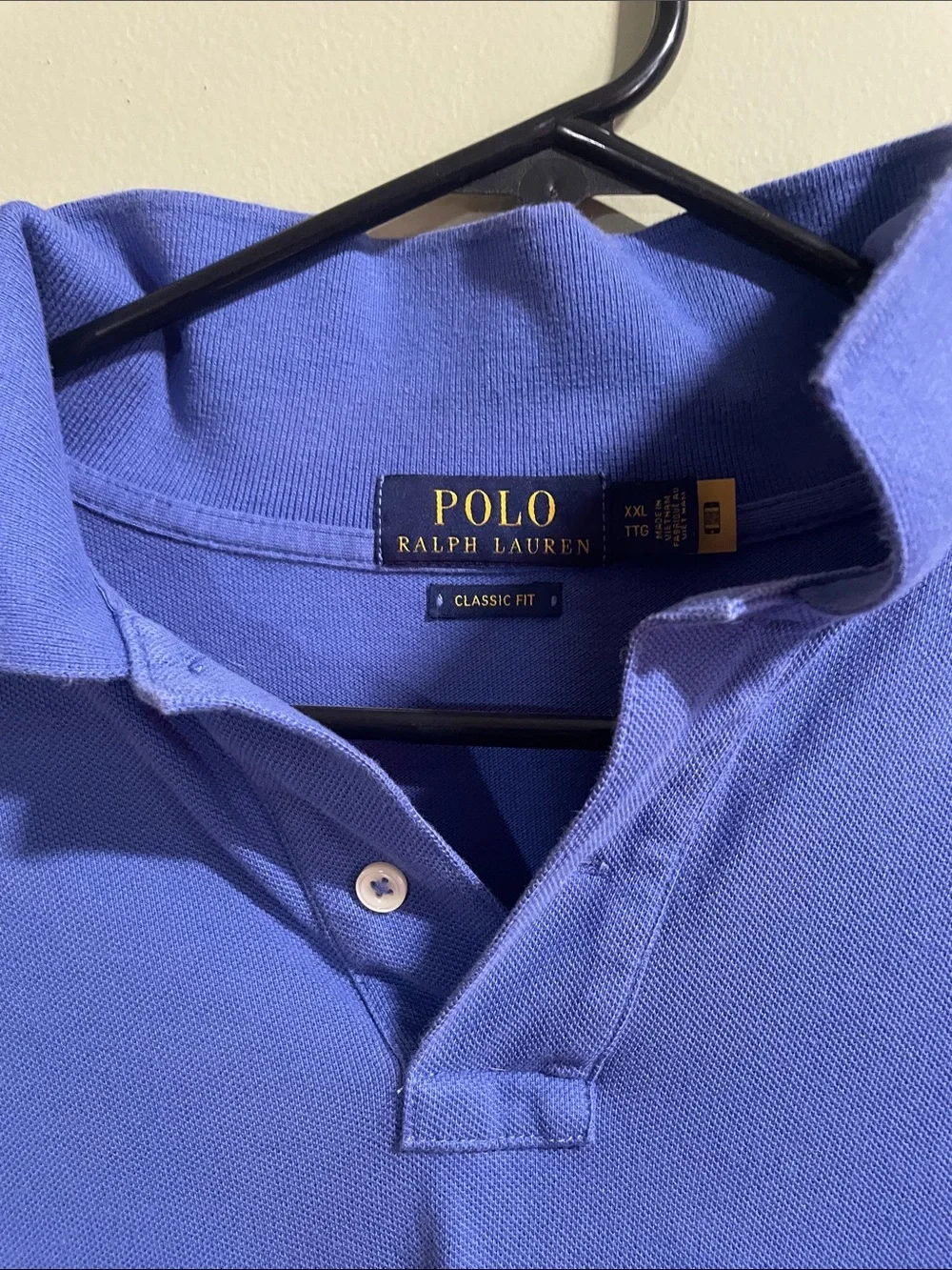 Polo by Ralph Lauren Men's Classic Fit Royal Blue Polo